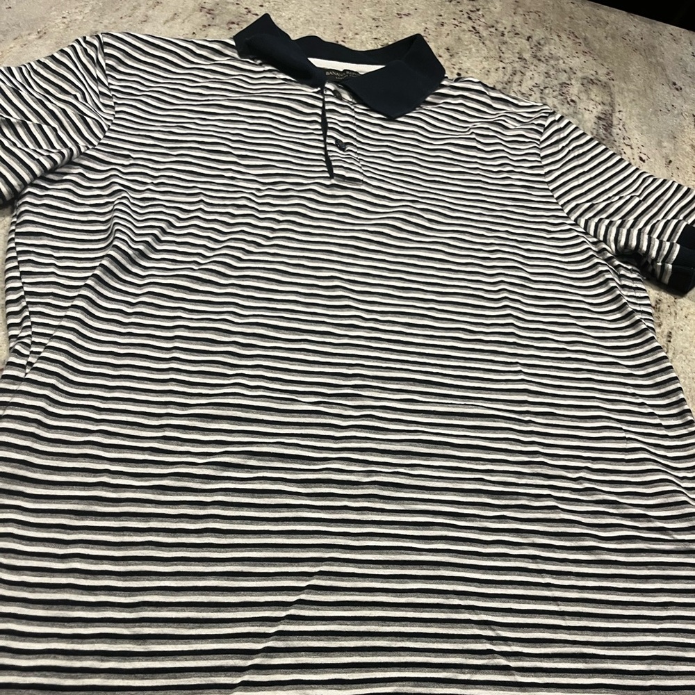 Banana Republic Luxury Touch Men's Polo Shirt Size L